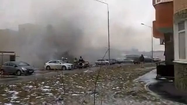 НА ЛЕВЕНЦОВКЕ СГОРЕЛА АУДИ!!