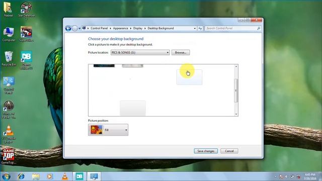 Change Desktop Wallpaper:How To Change Computer Background/Wallpaper On Windows 7 смотреть онлайн