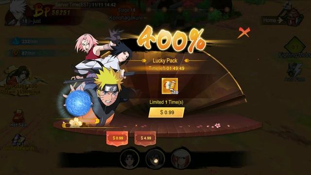Naruto Blazing Bond - Gameplay Walkthrough Part 1 (Android,Ios) смотреть онлайн