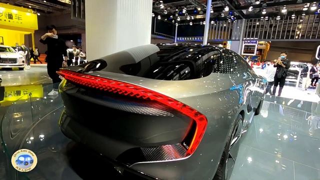 ALL NEW FAW Hongqi EV-Concept Walkaround—2021 ShangHai Motor Show—全新一汽红旗EV概念车亮相 смотреть онлайн