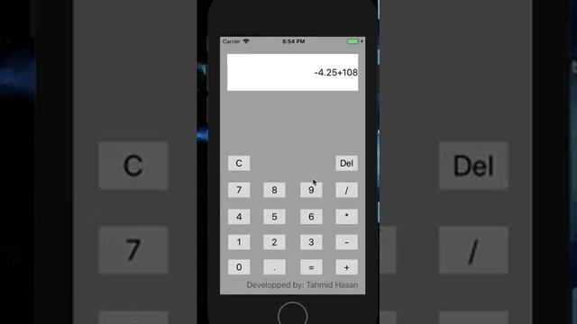 Calculator (Testing) on iOS platform | iOS | Tahmid Hasan смотреть онлайн