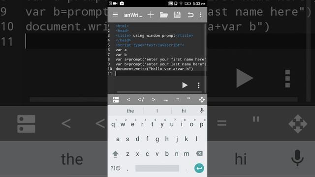 How to make window prompt using Java script смотреть онлайн