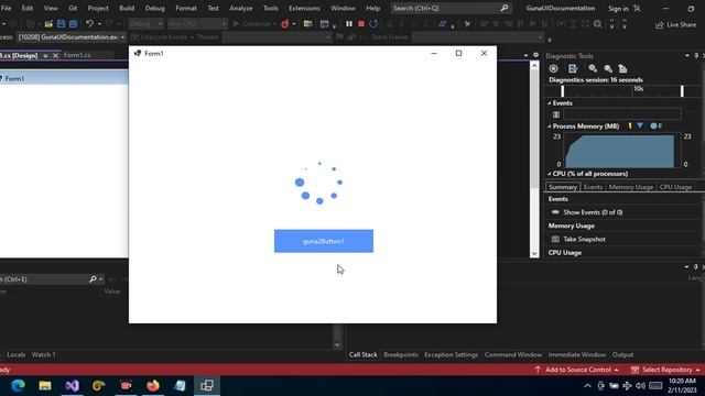 Guna UI2 Progress Indicator Control смотреть онлайн