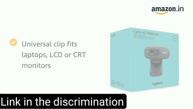 Logitech C270 HD Webcam, HD 720p/30fps, Widescreen HD Video Calling, HD Light Correction, смотреть онлайн