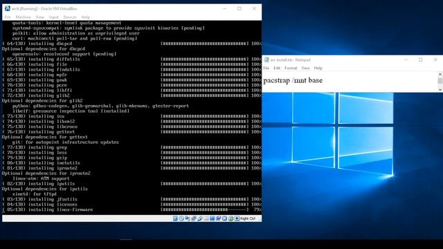 สอน Linux [ลีนุกซ์] ตอนที่ 04 ติดตั้ง Arch Linux จนถึง Firefox เข้า Youtube смотреть онлайн