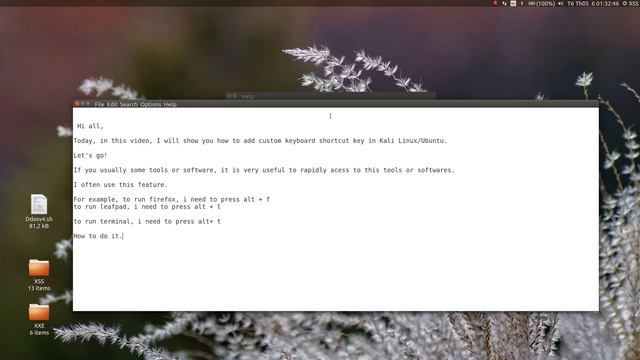 Add custom keyboard shortcut key in Kali Linux/Ubuntu смотреть онлайн