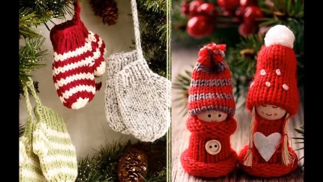 Коледна украса от плетени играчки смотреть онлайн