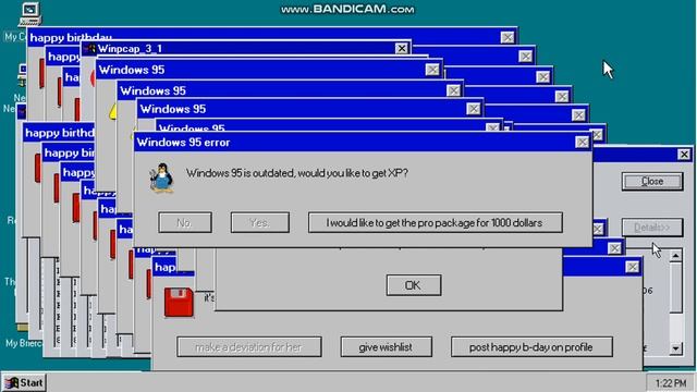 Windows 95 Crazy Error смотреть онлайн