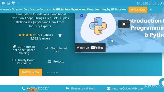 Python Complete Course & Free Certificate | Clouldxlab Provide Free Certificate | Letsstartlearning смотреть онлайн