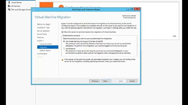 Install Hyper-V Server Role Windows Server 2012 смотреть онлайн
