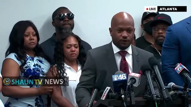 Rayshard Brook's window, Family members hold news conference смотреть онлайн