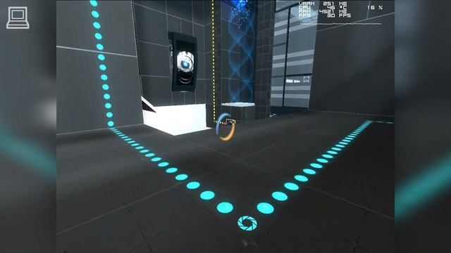 Portal 2 Gameplay ATI Radeon X1300 Pro (256MB VRAM) смотреть онлайн
