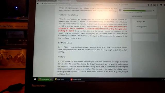 UPDATE: How to get your T440 Trackpad Working After T450 Trackpad Installation смотреть онлайн