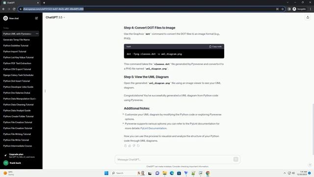 python generate uml diagram смотреть онлайн