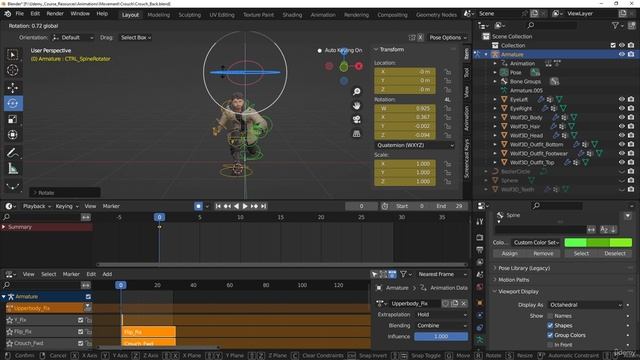 49. Creating the backwards crouched walk cycle смотреть онлайн