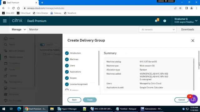 5-Create Server OS Delivery Group for MCS Created Machines смотреть онлайн