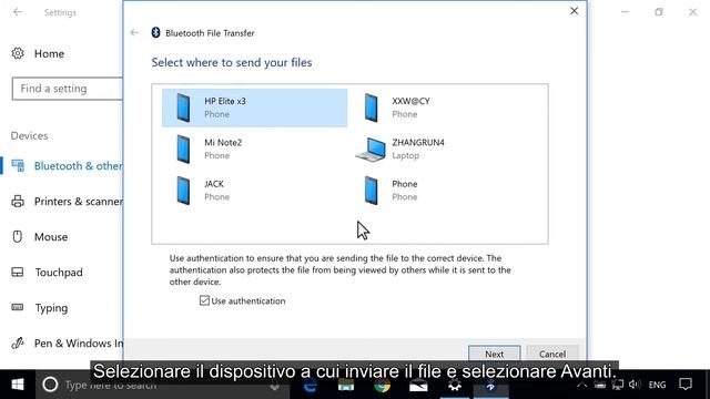 Trasferire file tra un dispositivo Bluetooth e un computer HP con Windows 10 | HP Support смотреть онлайн