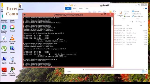 Windows Command Prompt (CMD)Tutorial For Beginners Part-2 смотреть онлайн