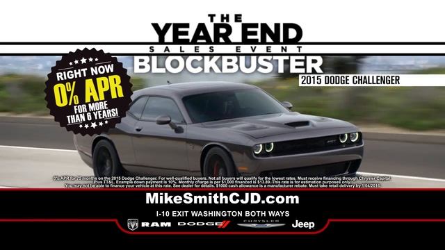 The Year End Blockbuster Sales Event @ Mike Smith Chrysler Jeep Dodge Ram! смотреть онлайн