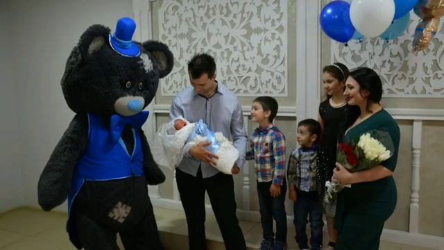 Мишка Тедди на выписке из роддома. смотреть онлайн