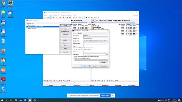 Pripojenie k FTP pomocou Total Commander смотреть онлайн