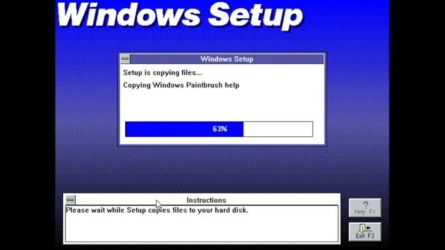 Installing Windows 3.1 build 026 (3.1.026) смотреть онлайн