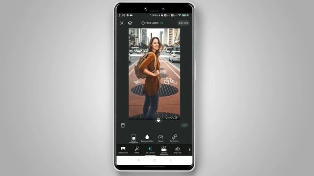 Create easy 3D photos | Vimage App software easy tutorial | Instagram Reels trending смотреть онлайн