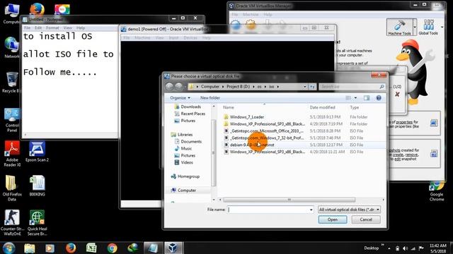 Install VirtualBox on Windows 7. Easy Way!! смотреть онлайн