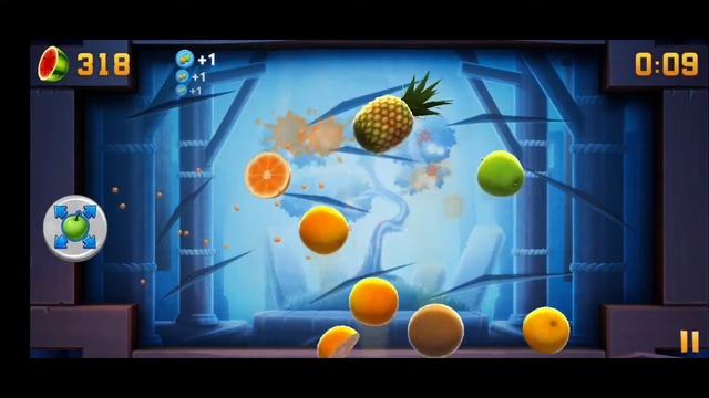 Fruit ninja Gameplay from the Beginning | PART 6 | Second level play смотреть онлайн