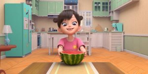 Корги по имени Моко. Простые истории, 51 серия. Арбуз