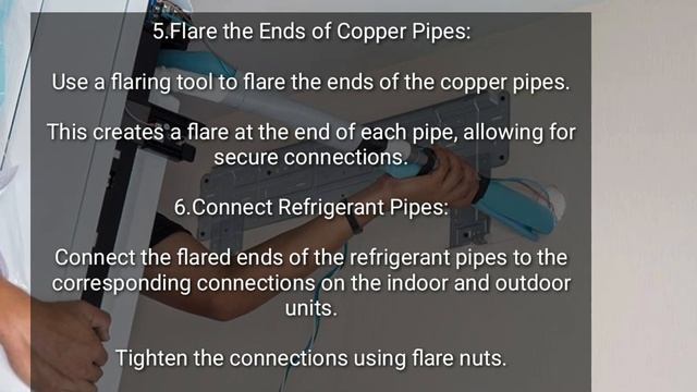How is split air conditioner installation and what materials and tools are used. смотреть онлайн