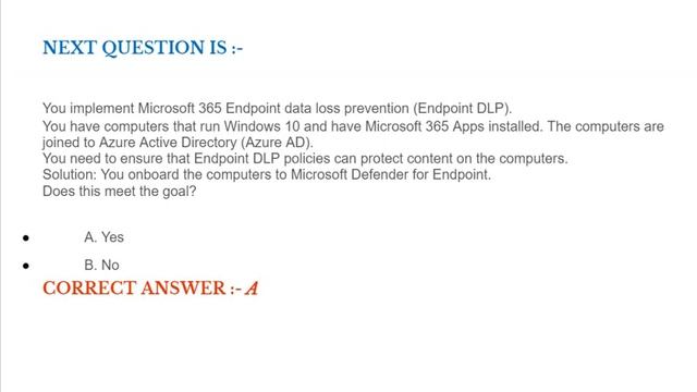 Part#6:Microsoft SC-400: Microsoft Information Protection Administrator- Questions and Answers смотреть онлайн