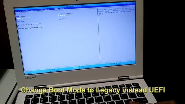 Default Boot Device Missing or Boot Failed Lenovo IdeaPad IP310s смотреть онлайн