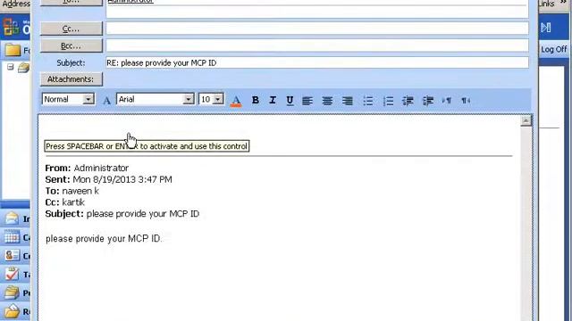 Exchange Server 2003 installation on windows server 2003 ( Accessible user mailbox) part 14 смотреть онлайн