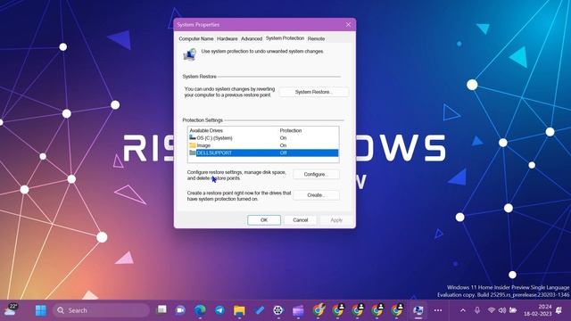 Enable & Create a Restore Point on Windows 11 смотреть онлайн