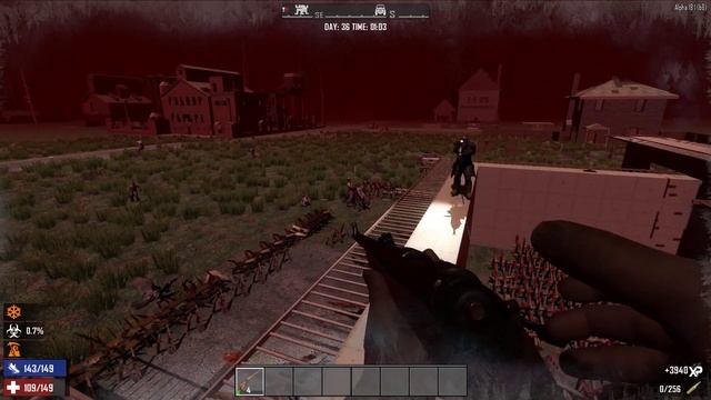7 days to die АЛЬФА 18 СТРИМ №17 ВСТРЕЧАЕМ ОРДУ смотреть онлайн