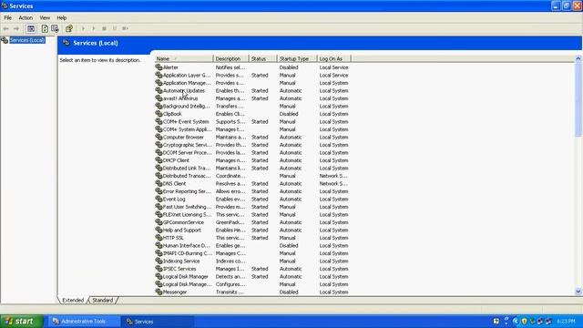 How Can Disable Automatic Updates - Windows XP смотреть онлайн