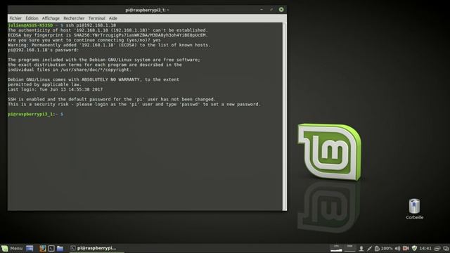 Tutoriel Raspberry Pi : 3 - Connexion en ssh смотреть онлайн