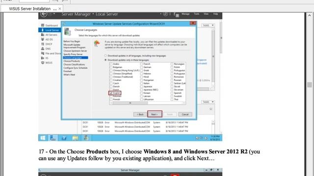 WSUS Server Information смотреть онлайн