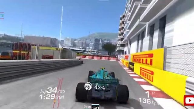 Formula 1 #GrandPrix #Monaco Stage 4/4. Aston Martin AMR21, Season 2021.Real Racing 3, Gameplay смотреть онлайн
