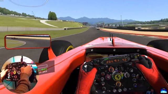 Assetto Corsa Oculus Rift CV1 | Training Race F138 Mugello | T300 F1 Wheel смотреть онлайн