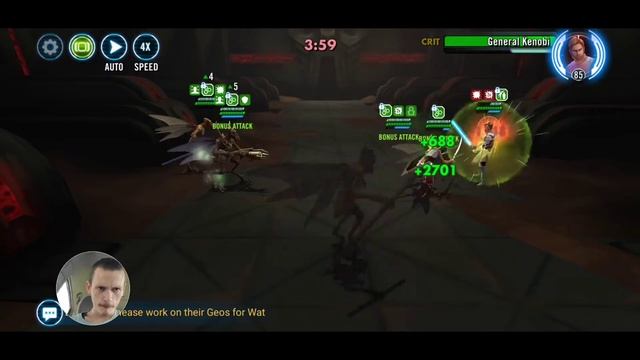 SWGOH GAC 8/21 WEEK 4 ROUND 1 DOOKU STALLED US OUT смотреть онлайн