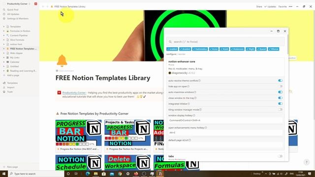 Notion Enhancer Tutorial: 9 Features of the core section | Free Notion Addon смотреть онлайн