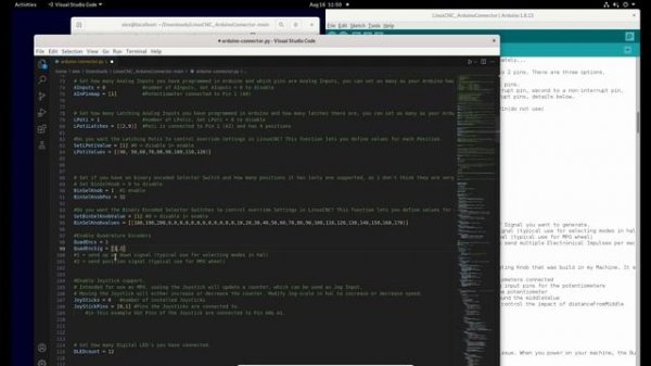 How to connect Rotary Encoders and Joysticks for MPG to LinuxCNC using Arduino