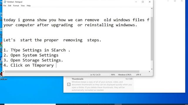 Delete Windows OLD Folder and Files смотреть онлайн