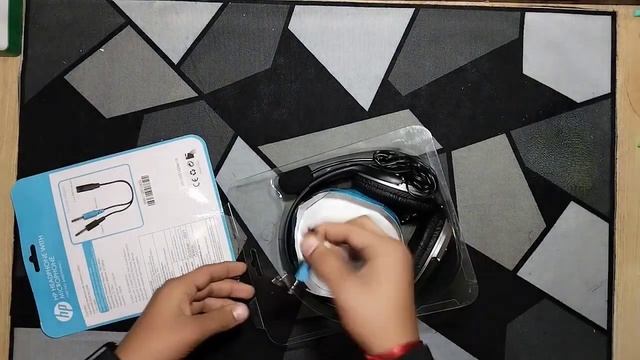 HP WIRE HEADPHONES WITH MICROPHONES#UNBOXING VIDEO#BLACK AND SILVER COLOUR смотреть онлайн