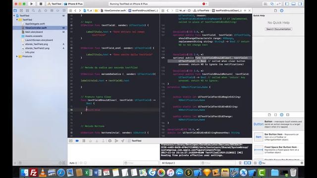 14 - TextField da codice - IOS 12 e Xcode 10 | Italiano смотреть онлайн