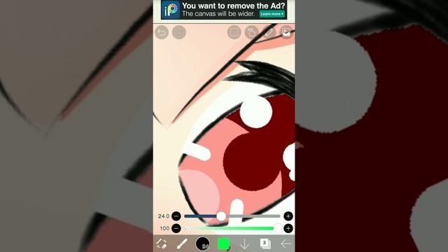 How to paint Anime eyes||TUTORIAL 【IBIS PAINT X】 смотреть онлайн