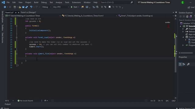 How To Create A Countdown Timer In C# смотреть онлайн