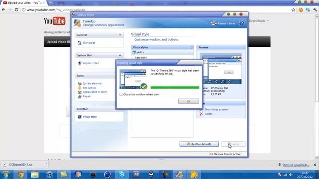 How To Change The Look Of Your Windows 7 (Tune Up Utilities) смотреть онлайн